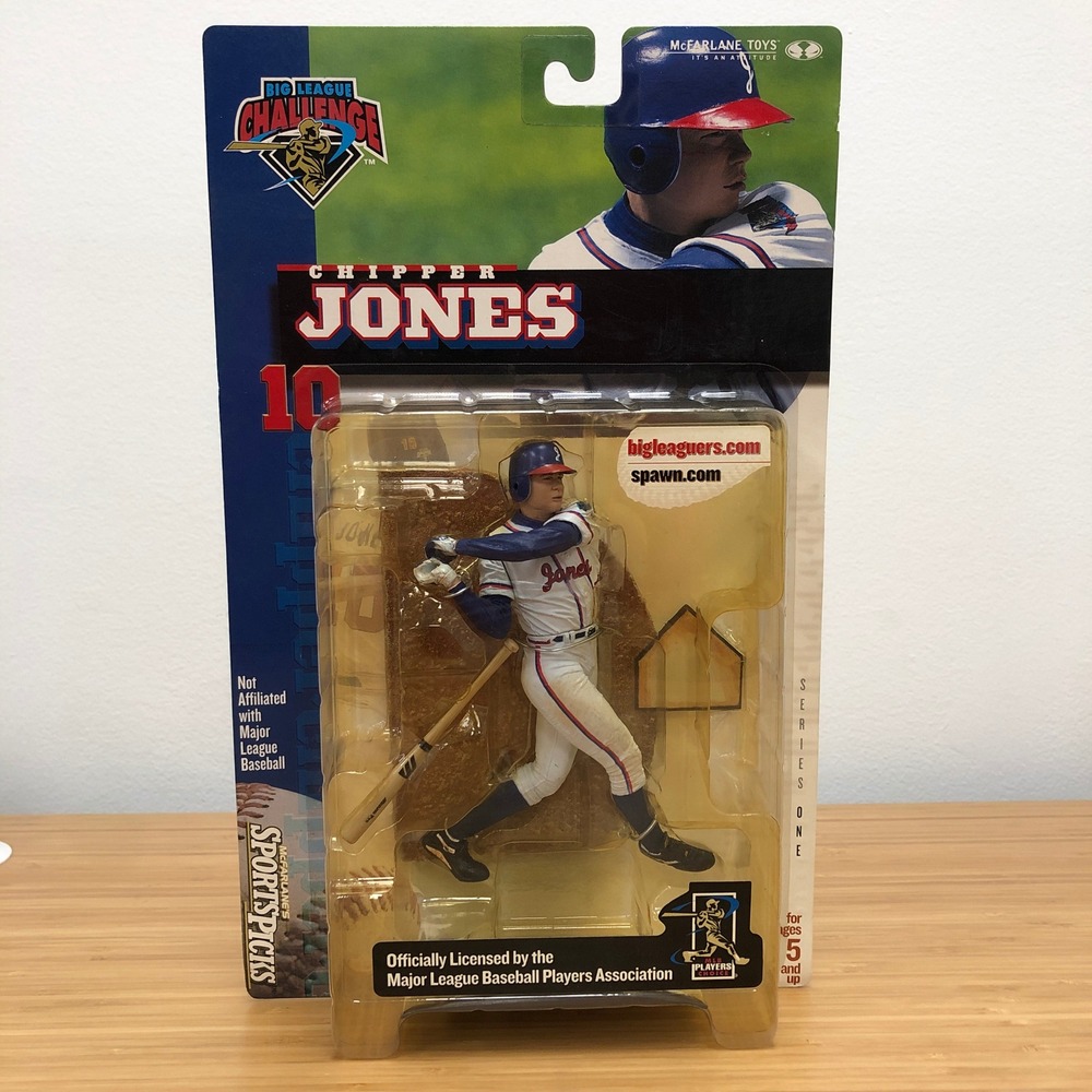 McFarlane Toys Action Figure Unisex 6in Collectors White Chipper Jones Series 1